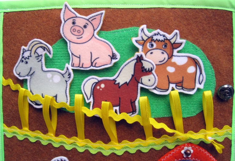 Книжка из фетра