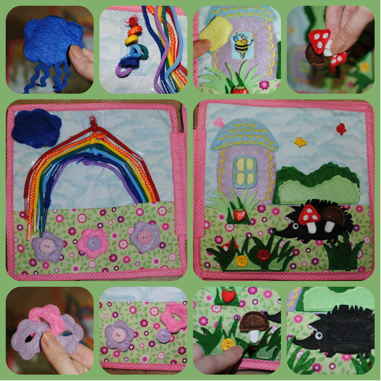 Развивающая книжка для Полинки