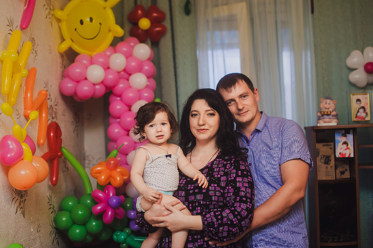 День рожденья нашей доченьки!!!