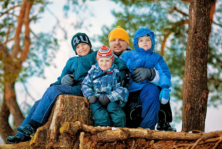 Прогулка с папой