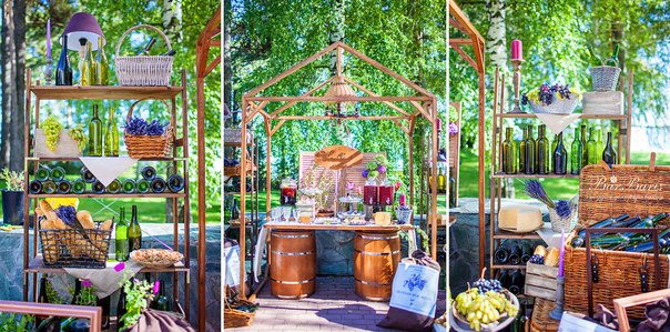 Сладкий стол на винную свадьбу