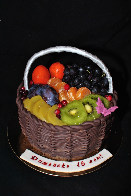 Корзинка с фруктами