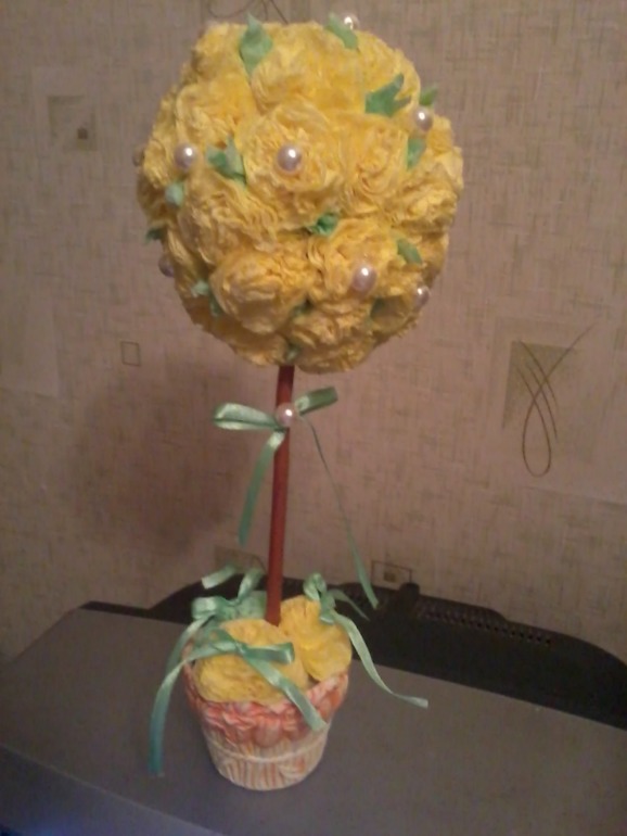 Мой первый топиарчик