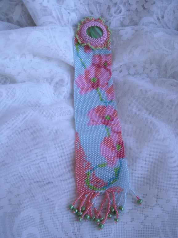 Галстук - брошь "Орхидея"