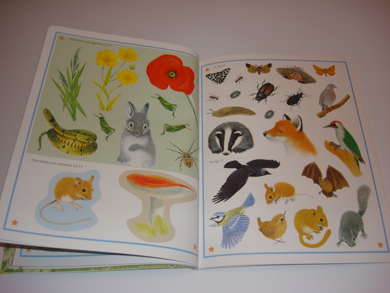 Подарочный фонд. Часть 7. Книжки с наклейками на 3 годика.