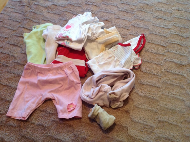 Отдам даром детские вещи 68,74,80.метро Речной вокзал