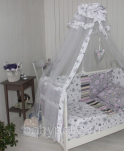 Комплект в кроватку 9 предметов в кроватку 120*60см (Поплин)