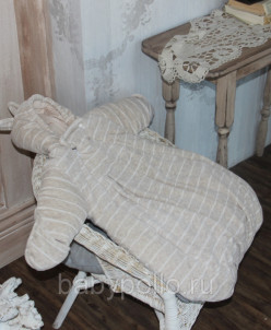 Велюровый утепленный спальник