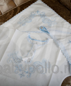 Крестильный для мальчика 0-6 и 6-12 мес