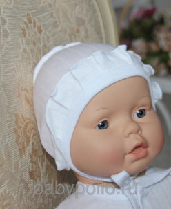 Чепчик с рюшей