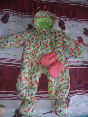 Осень-весна комбинезон-трансформер р.80-86