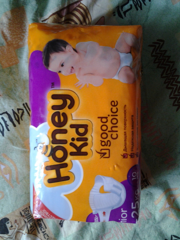 Подгузники Honey Kid. Обзор.