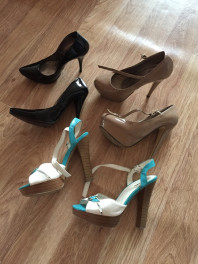 Три пары туфелек в идеальном состоянии 37 размер