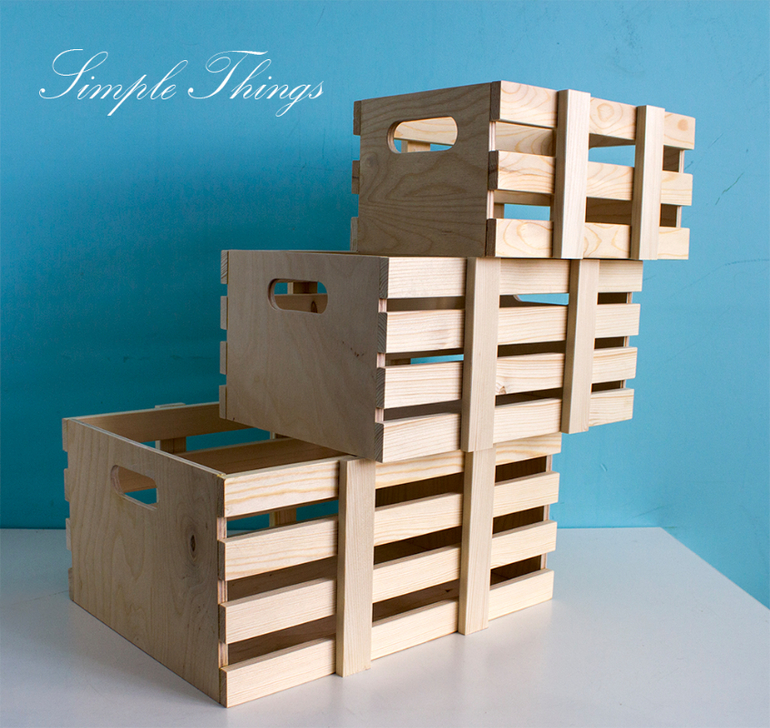 Деревянные ящики. Simple Things