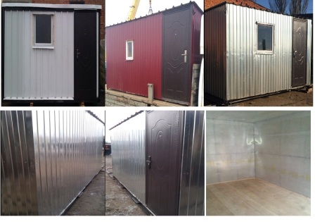 Бытовка утепленная, металлическая