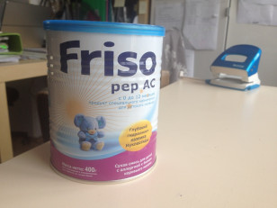 Продаю 1 банку смеси Friso pep АС от 0 до 12 месяц