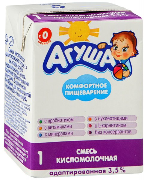 Кисломолочная Агуша-1