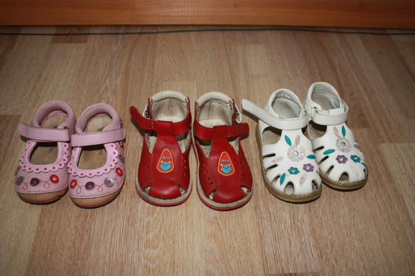 Обувь для девочки б/у от 19 до 21 размера, Crocs
