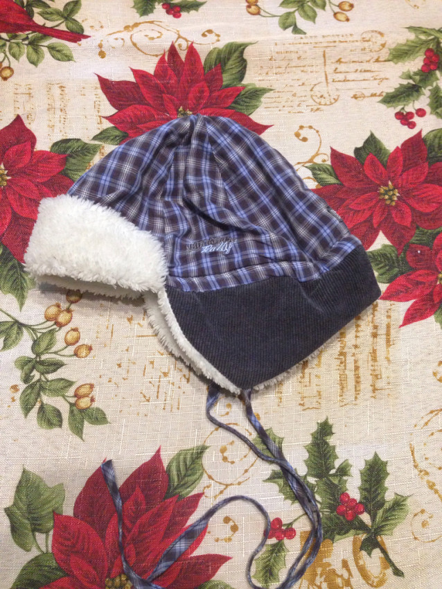 шапка утепленная  45р