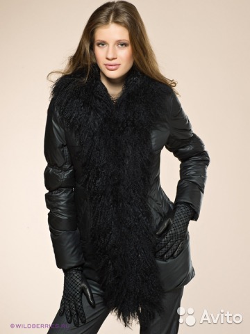 Odri пуховик черный 46i