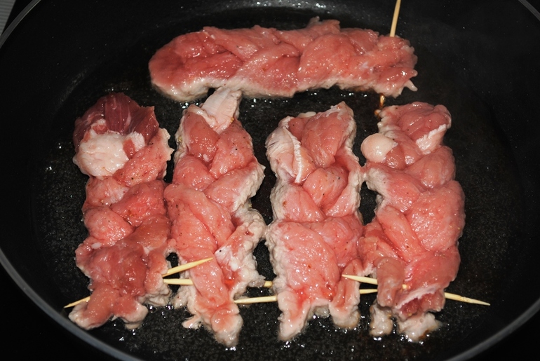 Мясные косички...