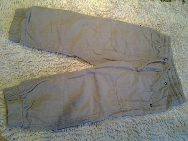 Штаны на трикотажной подкладке