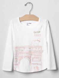 Футболка с длинным рукавом GAP