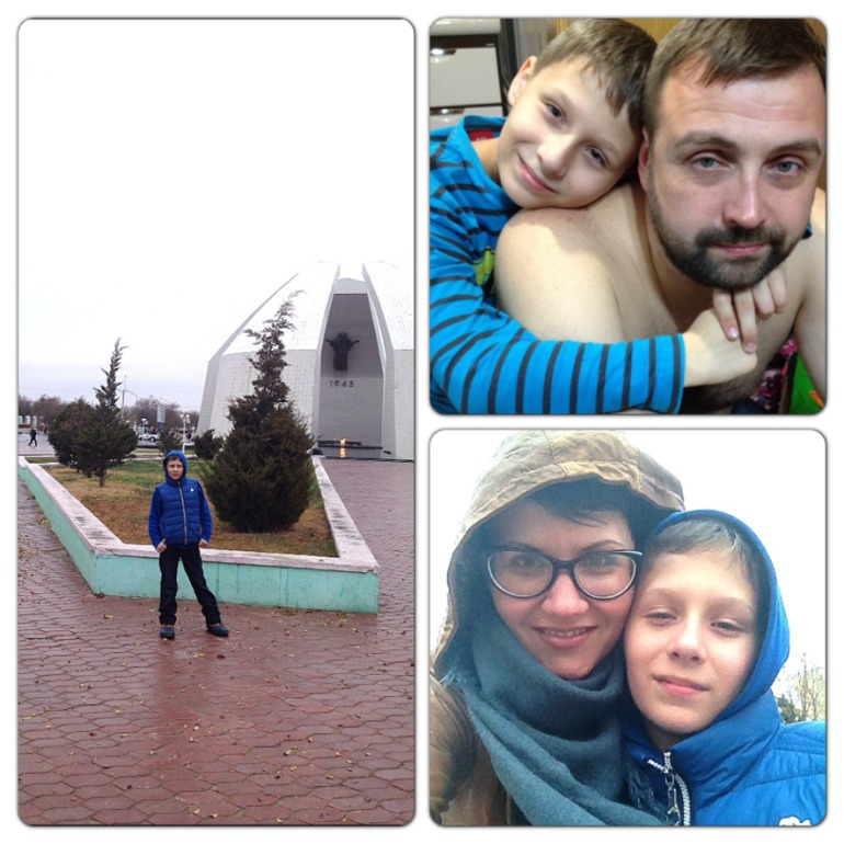 Сыночек...
