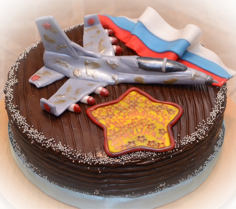 Торт к  23 февраля