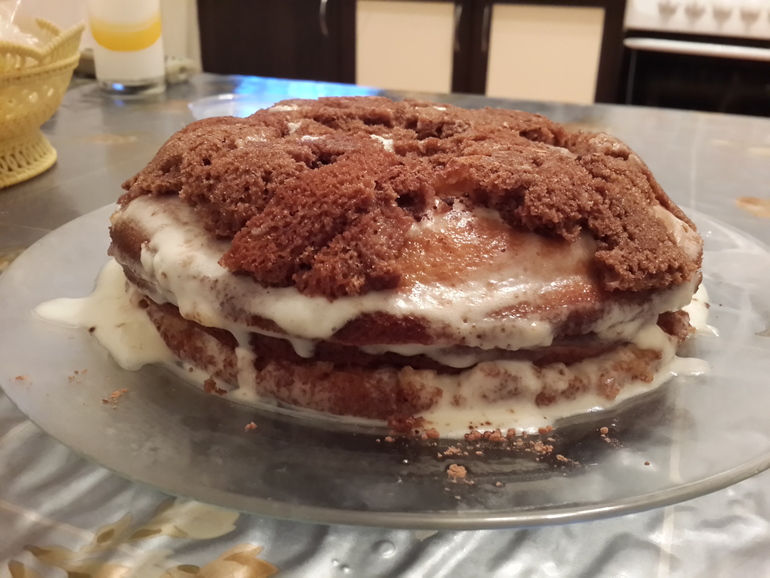 Мой тортик в эмалированной кастрюльке