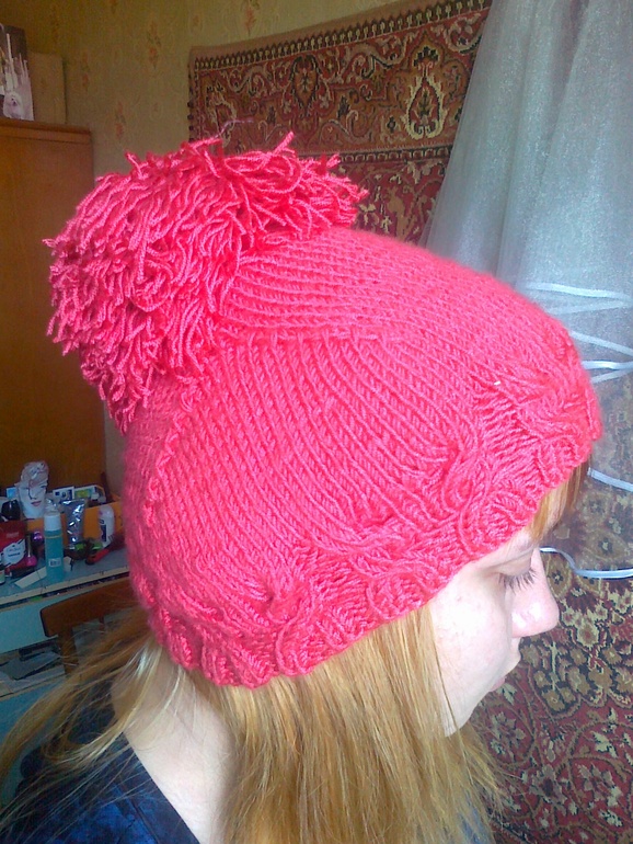 моя первая в жизни работа спицами+ вопрос про бирет — 5 ответов | форум ...