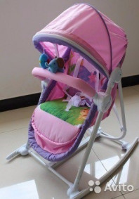 шезлонг Люлька-шезлонг 3 в 1 Funny