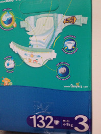 10 руб шт подгузники Pampers 2(74 шт), 3 (132 шт)