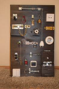 Бизиборд, развивающая доска по Монтессори