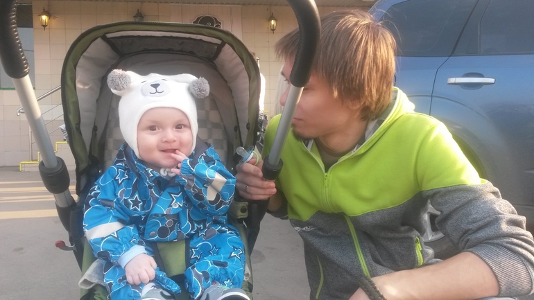 Прогулочка с папочкой