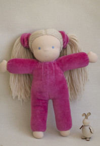 Текстильная кукла ручной работы Настёна