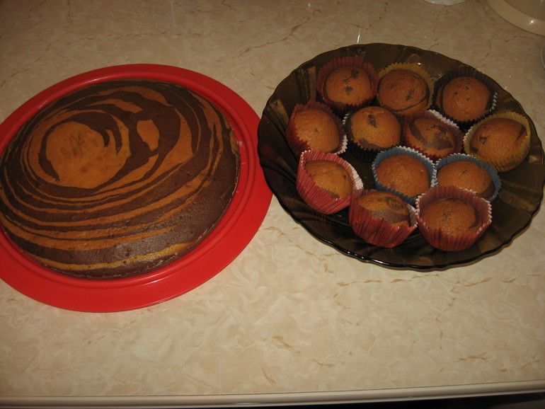 Пирог "Зебра".