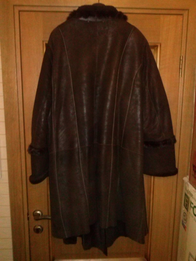 Дубленка на полную женщину