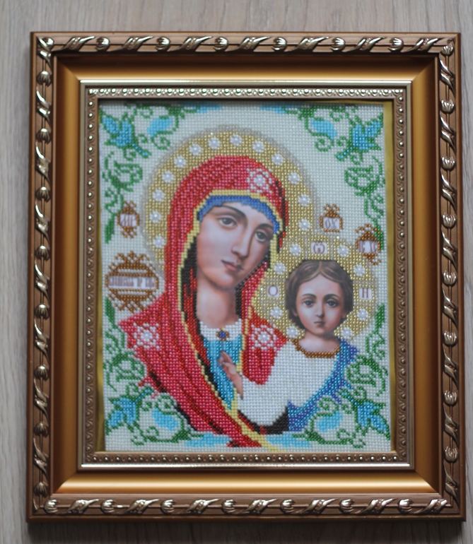 Моя первая Икона бисером