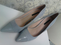 Туфли Новые Zara Кожа и иск.замша , размер 40.