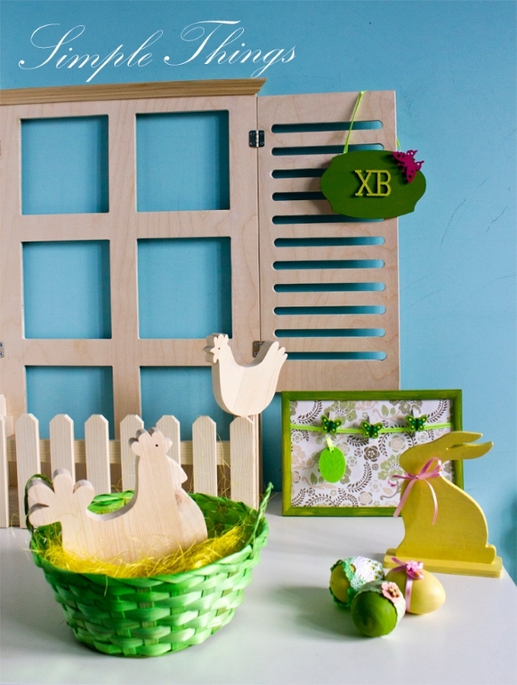 Wood box №3. Easter