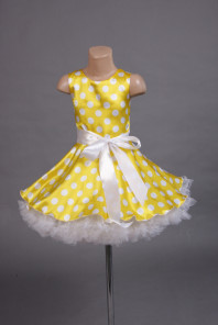 Синее платье в стиле стиляги