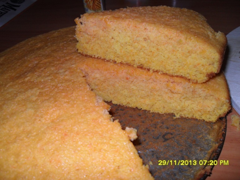 Морковный кекс