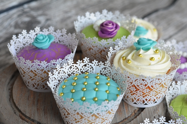 Wedding cupcakes