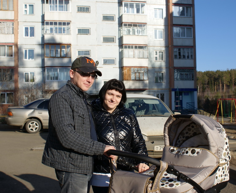 Наша первая прогулка)