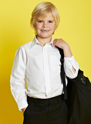 Новый набор комплект из 2 белых рубашек BHs 7 лет