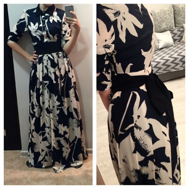 Длинное платье в пол размер 42-44