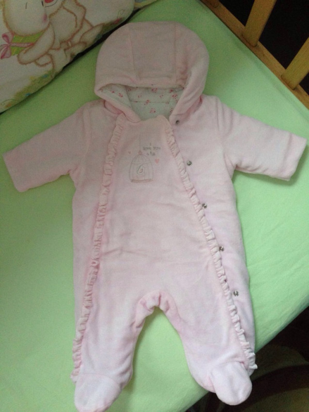 Комбинезон-слип, утепленный. Mothercare (0-3 м)