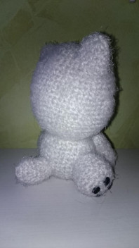 Вязаная игрушка Кот