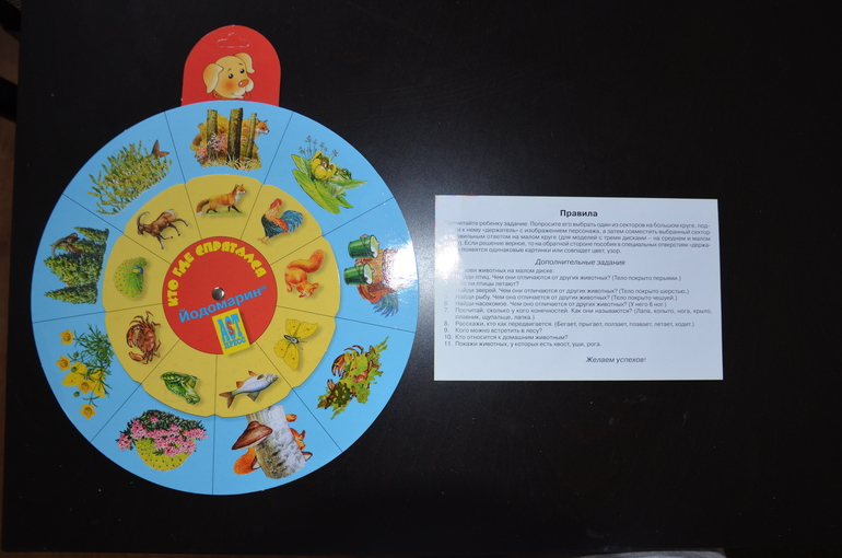 Игровые пособия "Карусель"